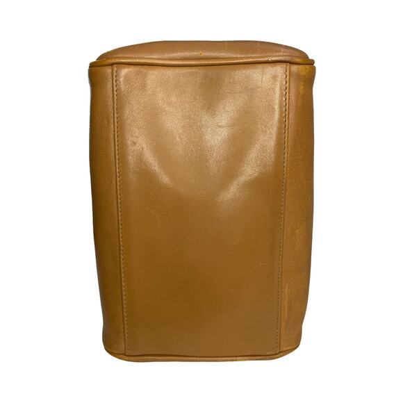 Vintage Fendi S.A.S. Roma Caramel Leather Shoulder Bag with Buckle Flap - Picture 9 of 16